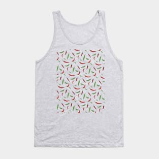 Chili Peppers Pattern Tank Top